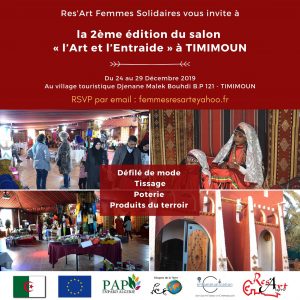 Read more about the article Res’Art organizes the second edition of the “Art and Mutual Aid” fair in TIMIMOUN